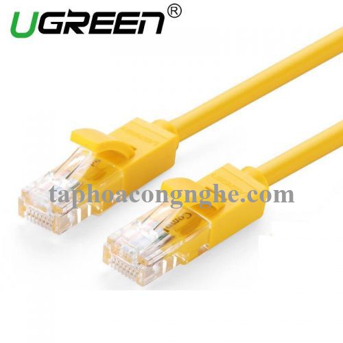 Ugreen 60815 15M màu Vàng Cáp mạng LAN CAT5E UTP NW103 30060815